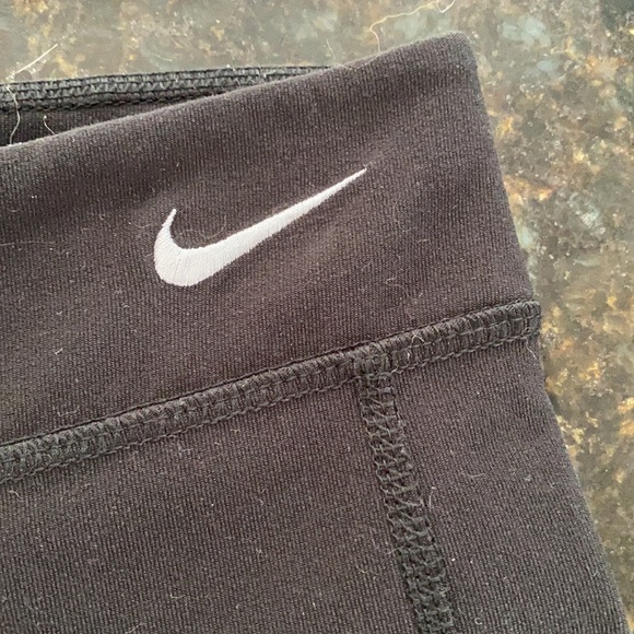 Nike crop athletic pants, black size large. - Picture 3 of 3